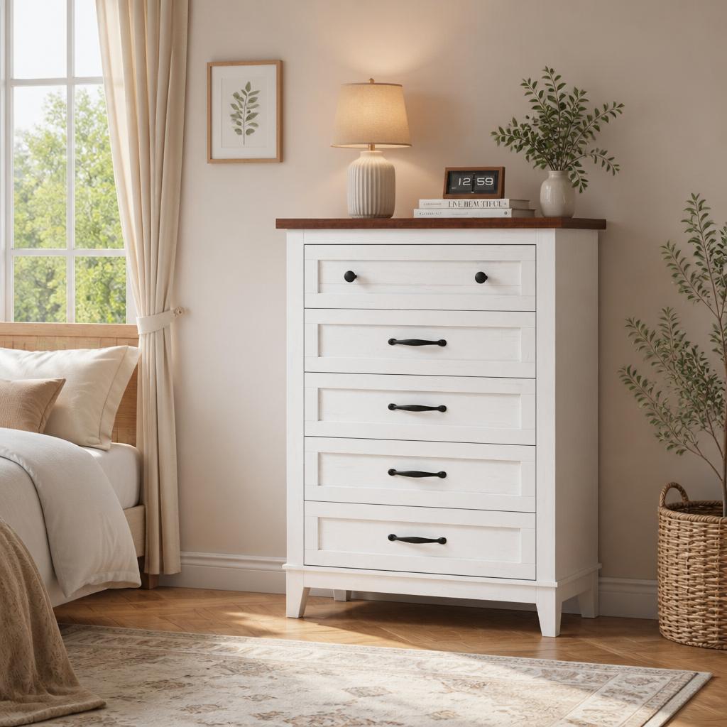가르비라이프 5단 서랍장, 침실용 높이 조절 가능한 수 - Bedroom Furniture 리뷰 및 가격