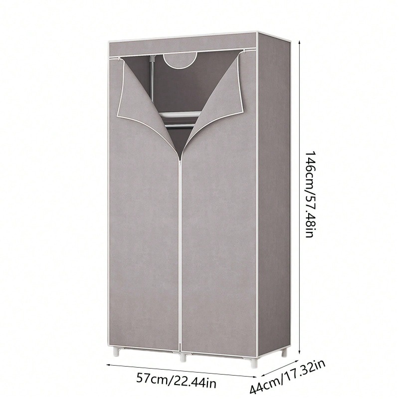 빨간색/회색/파란색/커피색 휴대용 패브릭 옷장, 먼지  - Wardrobe Closet Portable Fabric Cover 리뷰 및 가격