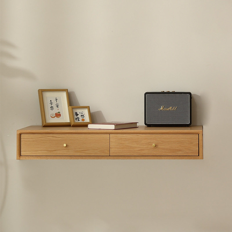 북유럽 디자이너 플로팅 데스크 거실 연구용 원목 컴퓨터 - Bedroom Furniture 리뷰 및 가격