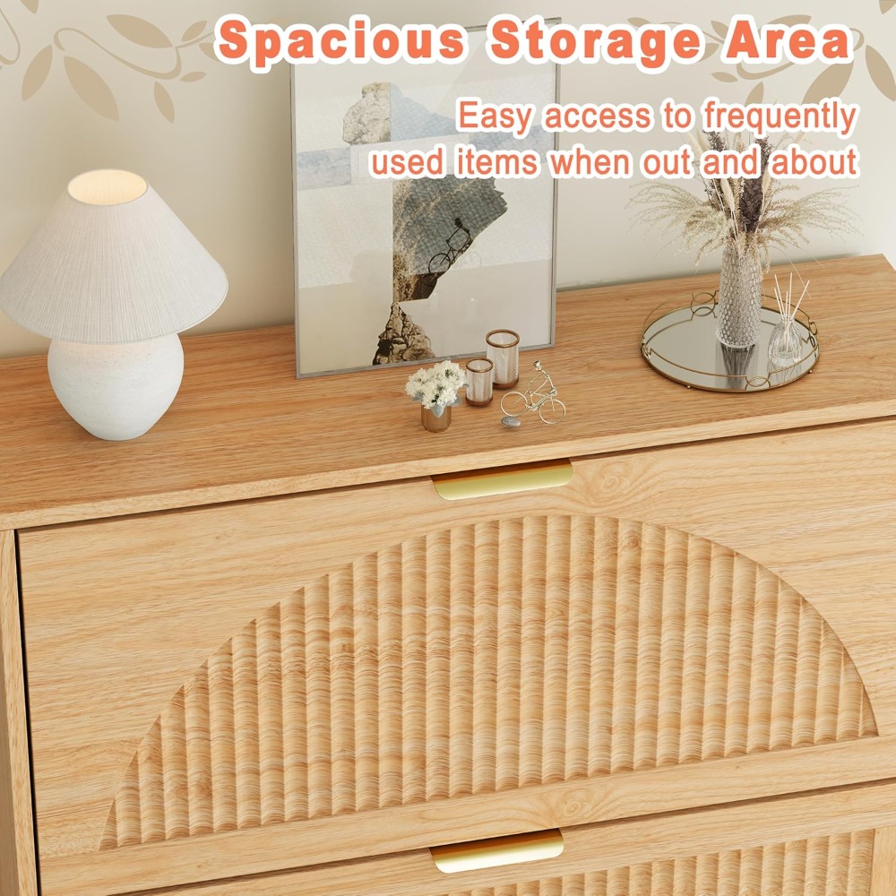 3단 접이식 신발 수납장, 좁은 공간에 적합한 나무 소 - Shoe Rack Cabinet Narrow Entryway 리뷰 및 가격